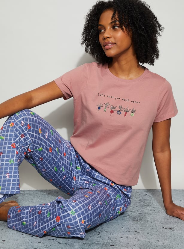 GINGER Printed Lounge T-shirt