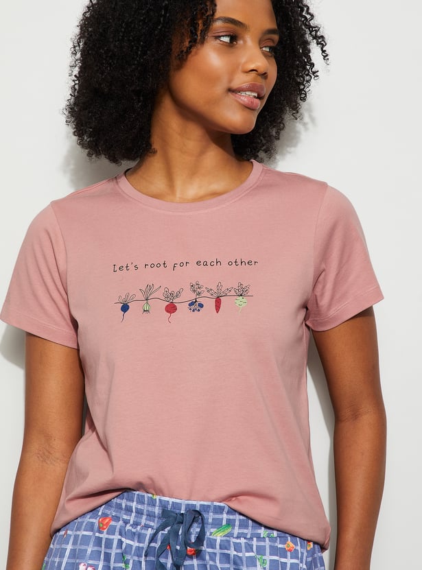 GINGER Printed Lounge T-shirt