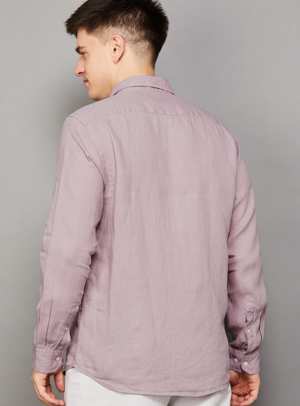 COLORPLUS Solid Regular Fit Shirt