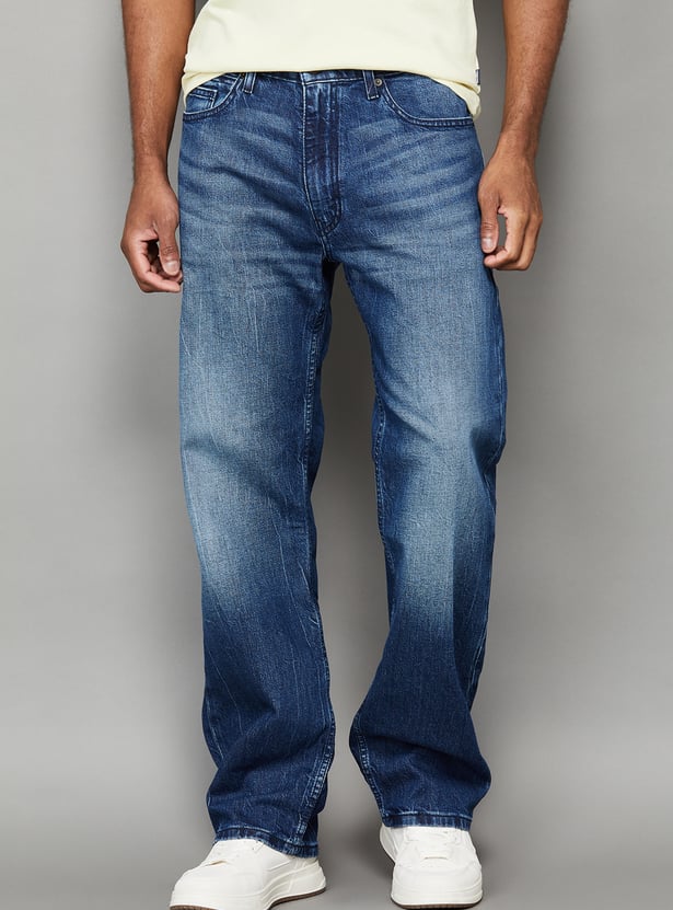 LEVI'S Washed Slim Straight Jeans
