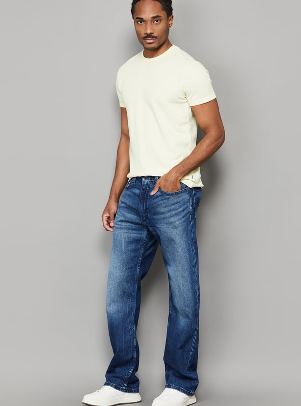 LEVI'S Washed Slim Straight Jeans