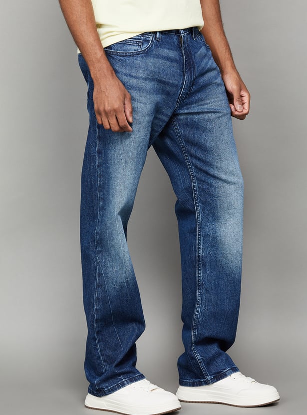 LEVI'S Washed Slim Straight Jeans