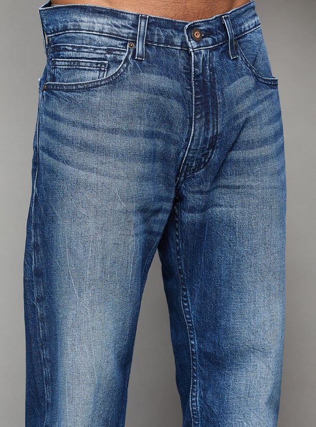 LEVI'S Washed Slim Straight Jeans
