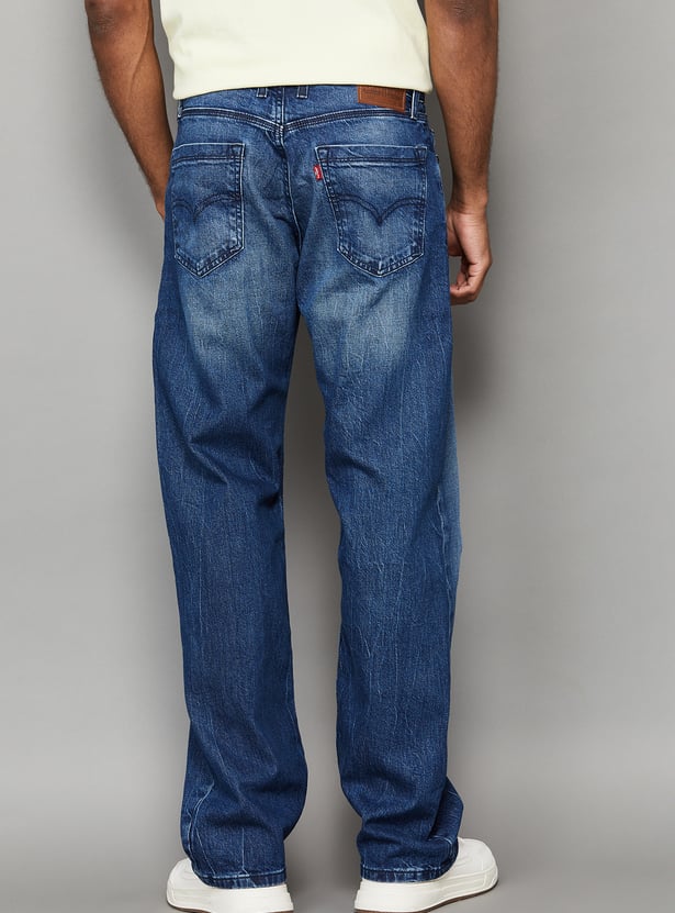 LEVI'S Washed Slim Straight Jeans