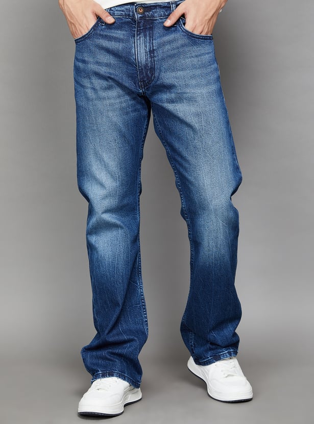 LEVI'S Whiskered Boot Cut Jeans