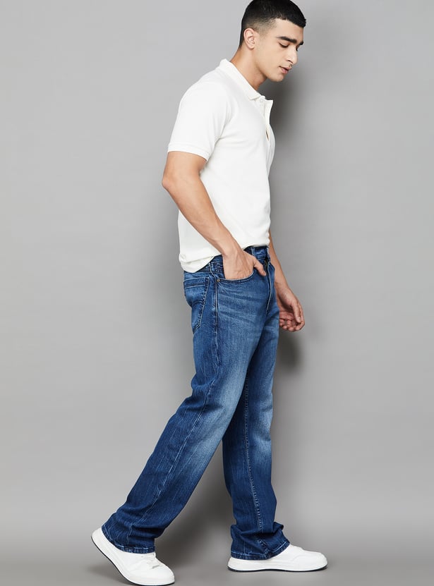 LEVI'S Whiskered Boot Cut Jeans