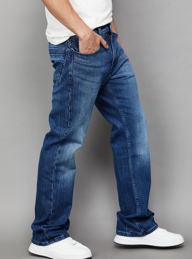 LEVI'S Whiskered Boot Cut Jeans