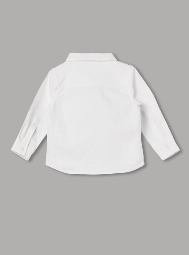 FAME FOREVER Boys Vest Detail Shirt with Bow