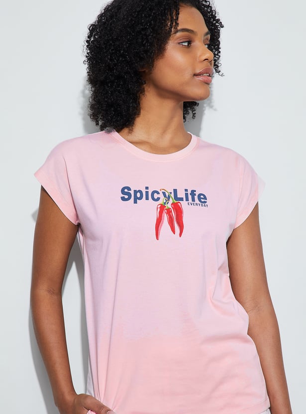 GINGER Printed Lounge T-shirt