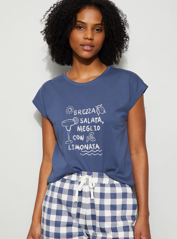GINGER Printed Lounge T-shirt