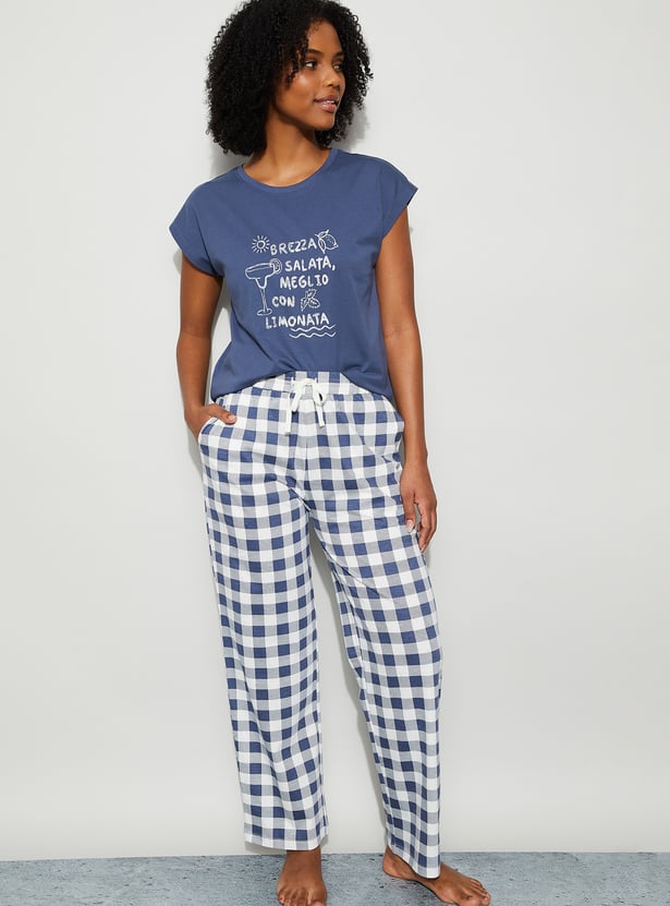 GINGER Printed Lounge T-shirt