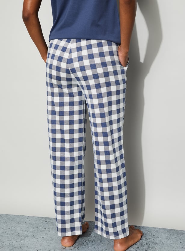 GINGER Checked Lounge Pants