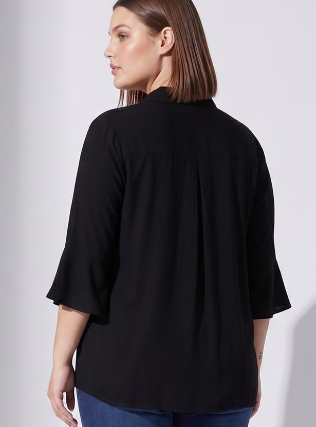 NEXUS Floral Print 3/4th Sleeves Shirt