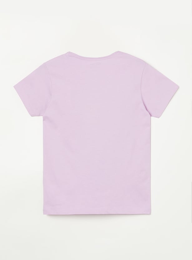 FAME FOREVER Girls Graphic Print T-shirt