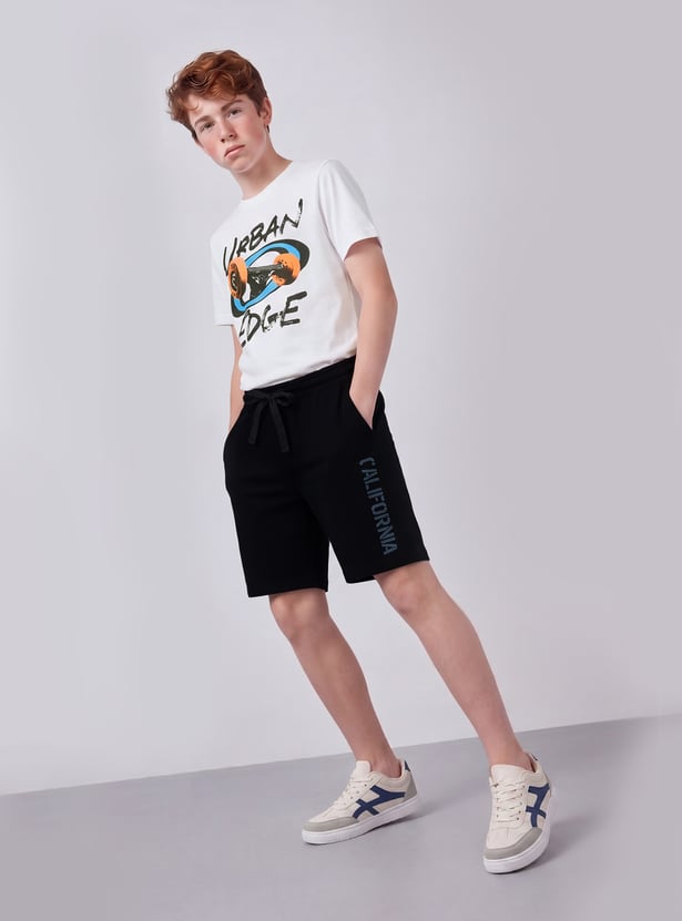 FAME FOREVER Boys Graphic Print Regular Shorts