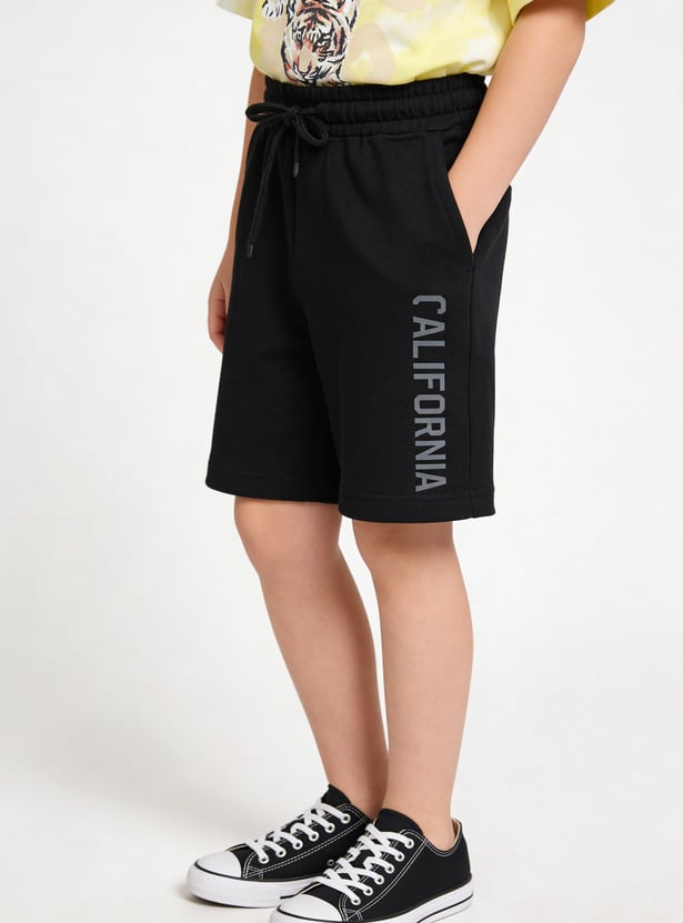 FAME FOREVER Boys Graphic Print Regular Shorts