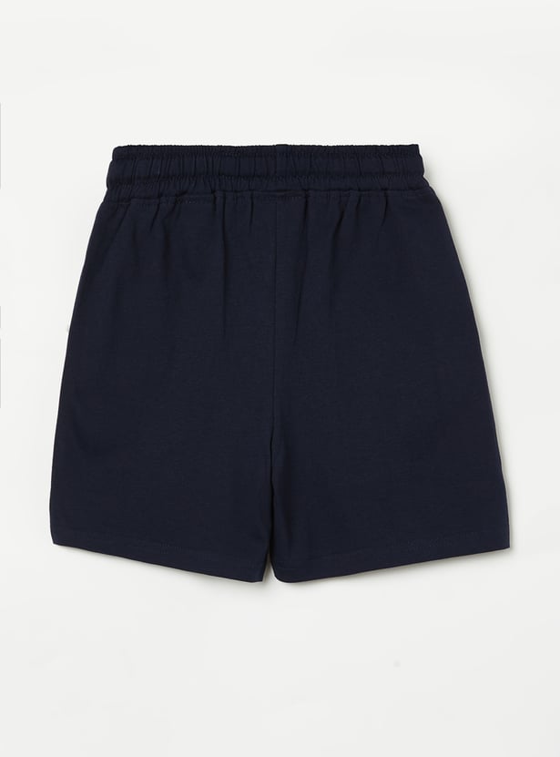 FAME FOREVER Boys Typographic Print Shorts
