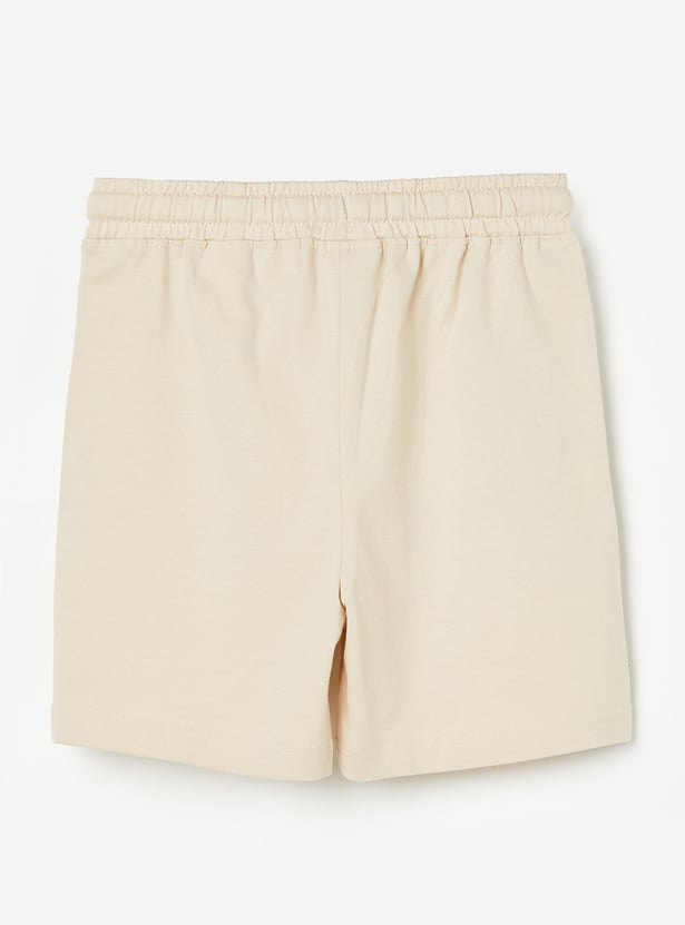 FAME FOREVER Boys Typographic Print Shorts