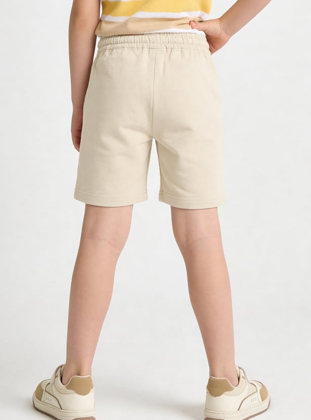 FAME FOREVER Boys Typographic Print Shorts