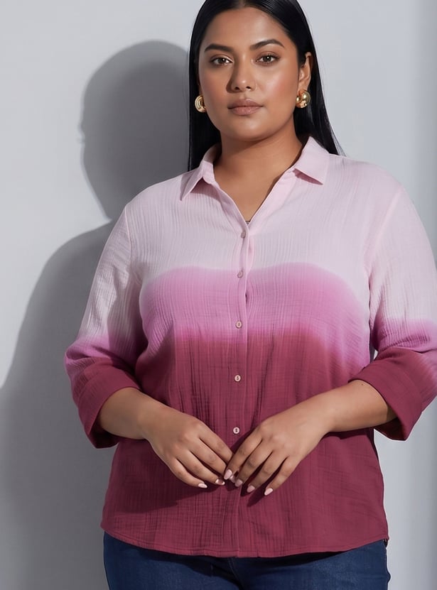 NEXUS Ombre Button-Down Shirt