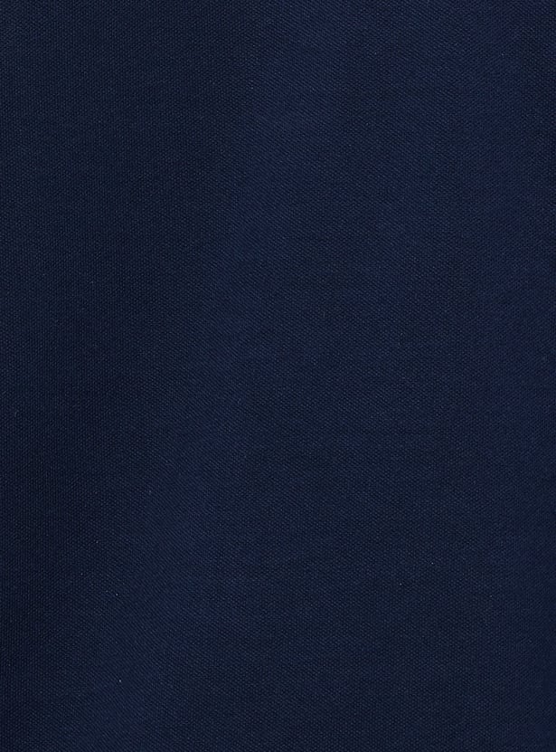 AMERICAN EAGLE Solid Polo T-shirt