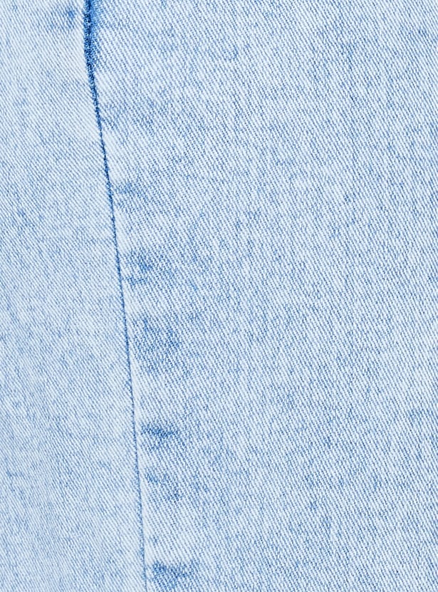 KRAUS Solid Baggy Fit Jeans