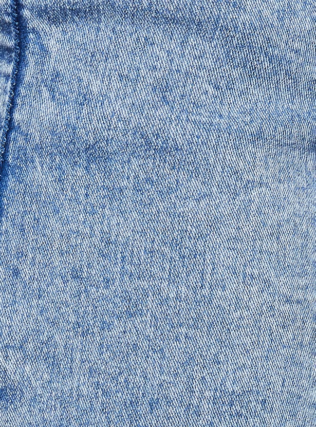 KRAUS Solid Wide Leg Jeans