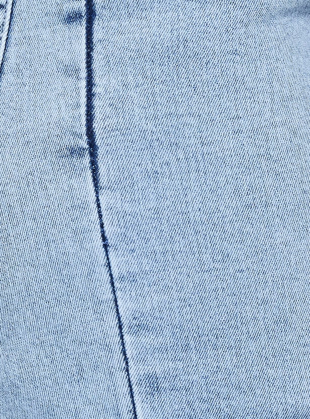 KRAUS High-Rise Culottes Jeans