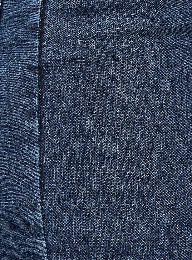KRAUS Washed Wide Leg Jeans