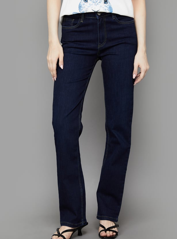 KRAUS Washed Slim Straight Jeans