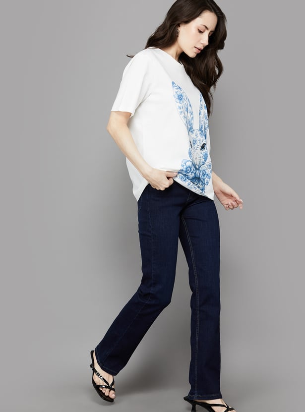 KRAUS Washed Slim Straight Jeans