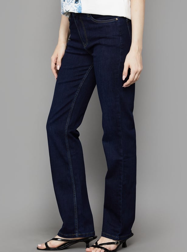 KRAUS Washed Slim Straight Jeans