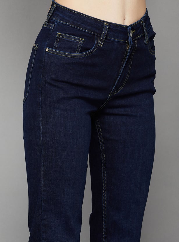 KRAUS Washed Slim Straight Jeans