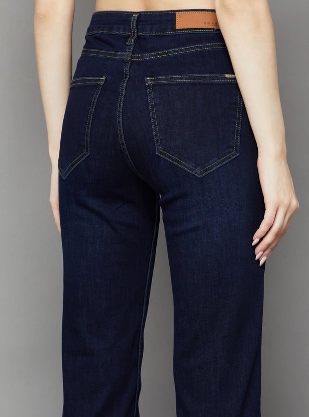 KRAUS Washed Slim Straight Jeans
