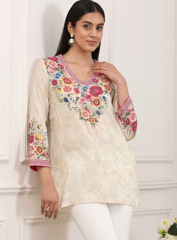 BIBA Floral Print Kurti