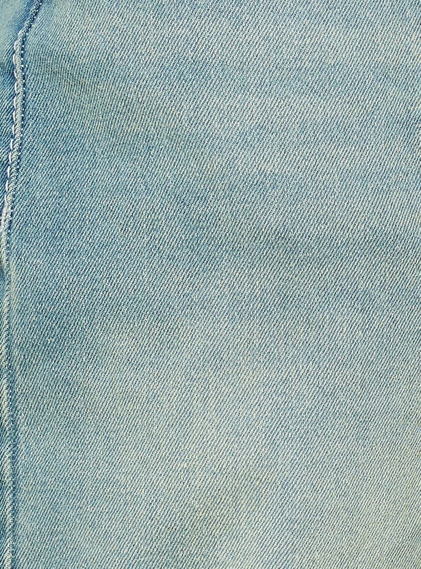 BEING HUMAN Stonewashed Regular Tapered Jeans