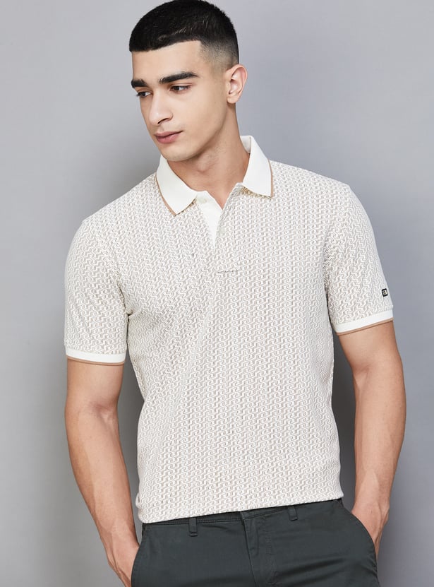 ARROW SPORT Printed Polo T-shirt