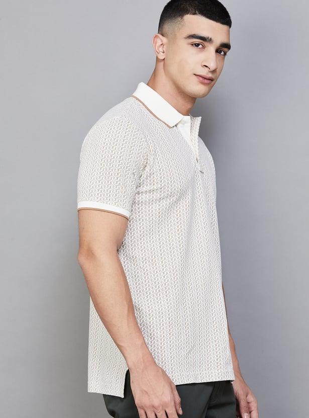 ARROW SPORT Printed Polo T-shirt