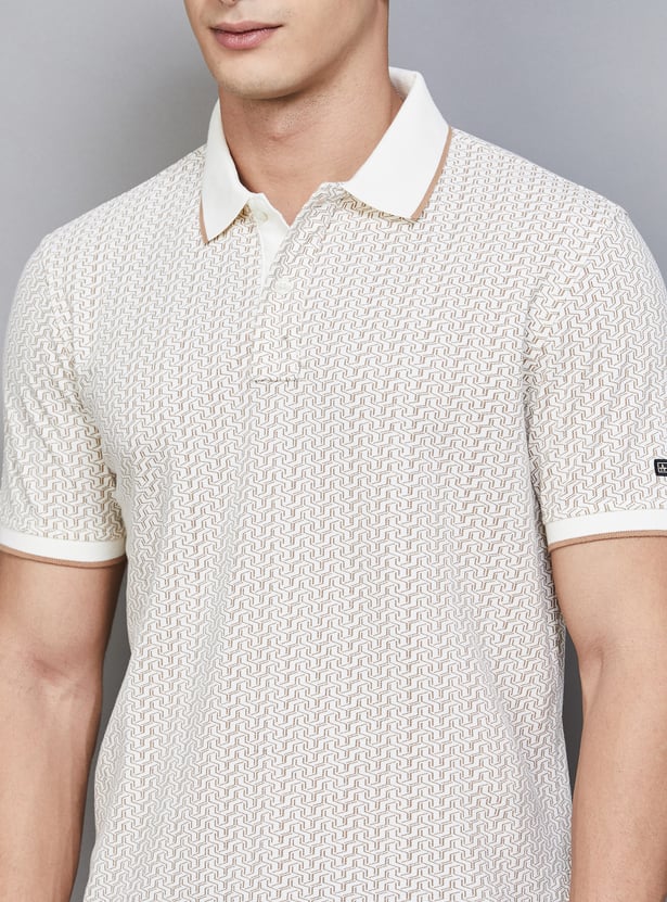 ARROW SPORT Printed Polo T-shirt