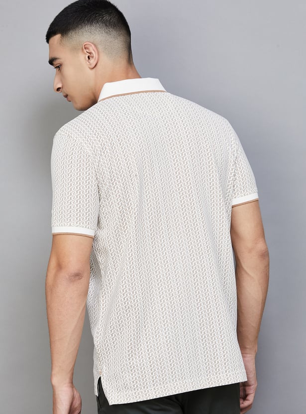 ARROW SPORT Printed Polo T-shirt