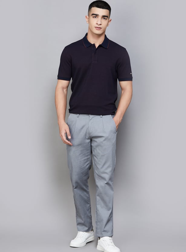 ARROW SPORT Textured Polo T-shirt