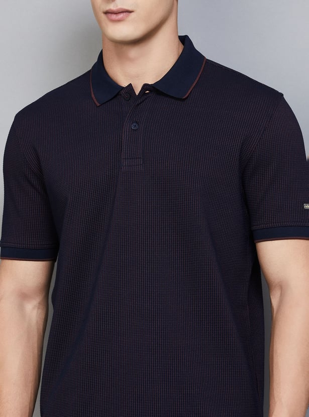 ARROW SPORT Textured Polo T-shirt