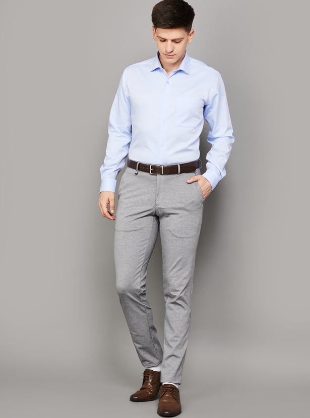PARK AVENUE Checked Regular Fit Formal Shirt