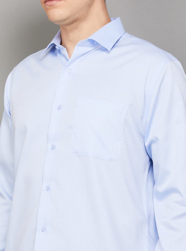 PARK AVENUE Checked Regular Fit Formal Shirt
