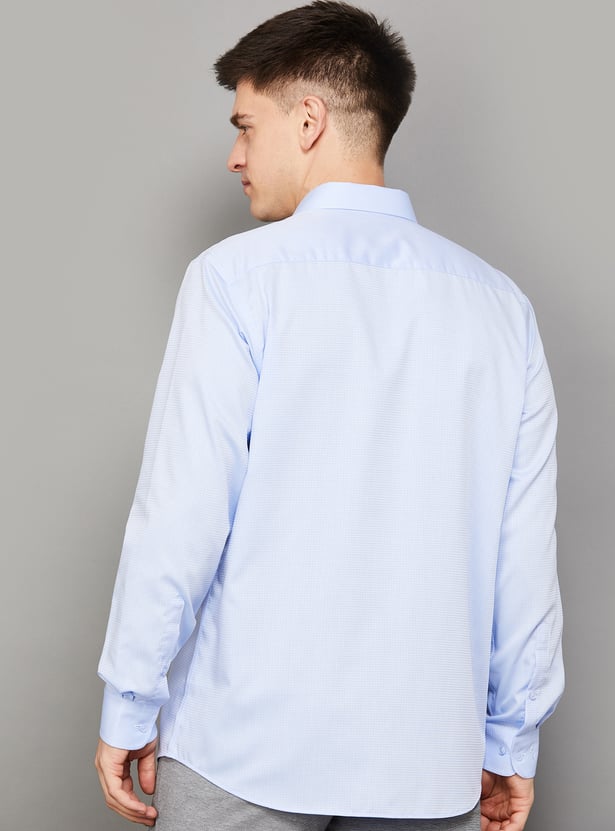 PARK AVENUE Checked Regular Fit Formal Shirt