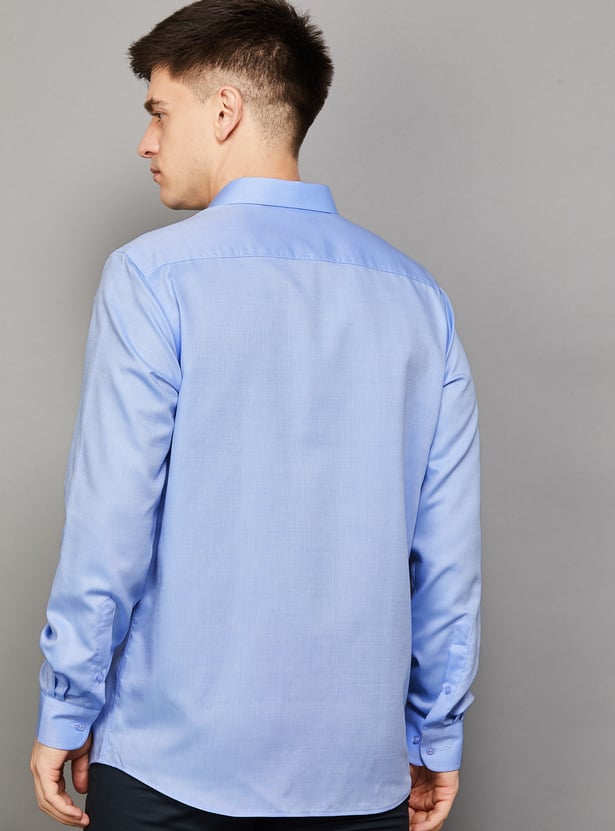 PARK AVENUE Solid Regular Fit Formal Shirt