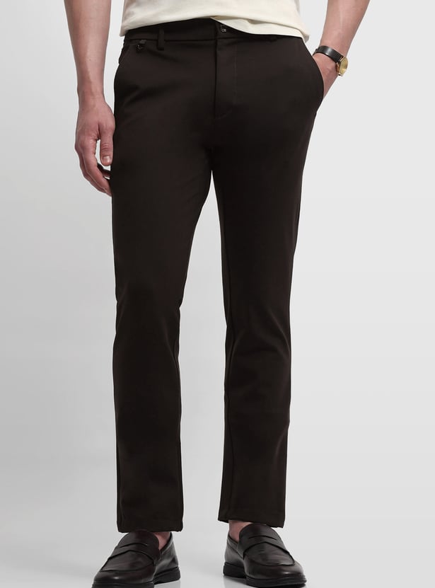 ARROW SPORT Solid Super Slim Trousers