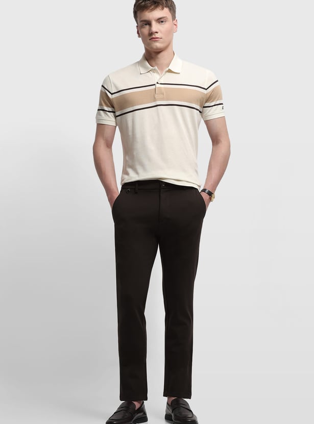 ARROW SPORT Solid Super Slim Trousers