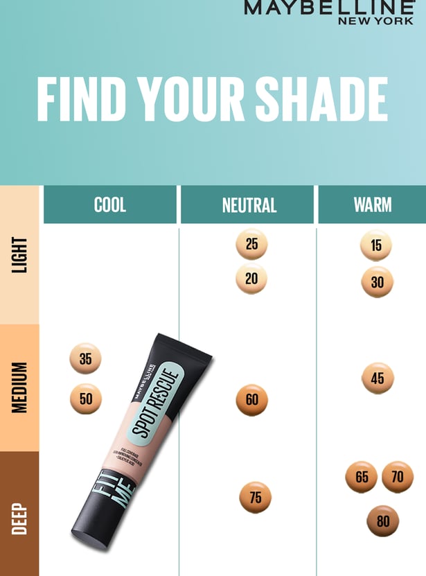 MAYBELLINE Fit Me Spot Rescue Concealer - Shade 80 - 15ml