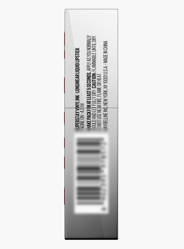 MAYBELLINE Super Stay Vinyl Ink Liquid Lipstick - Engine On - 4.2ml